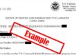 cafra notice of seizure, claim, petition, customs cash seizure, cbp