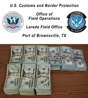 CBP cash seizure, Brownsville and Matamoros International Bridge, Notice of Seizure, Election of Proceedings